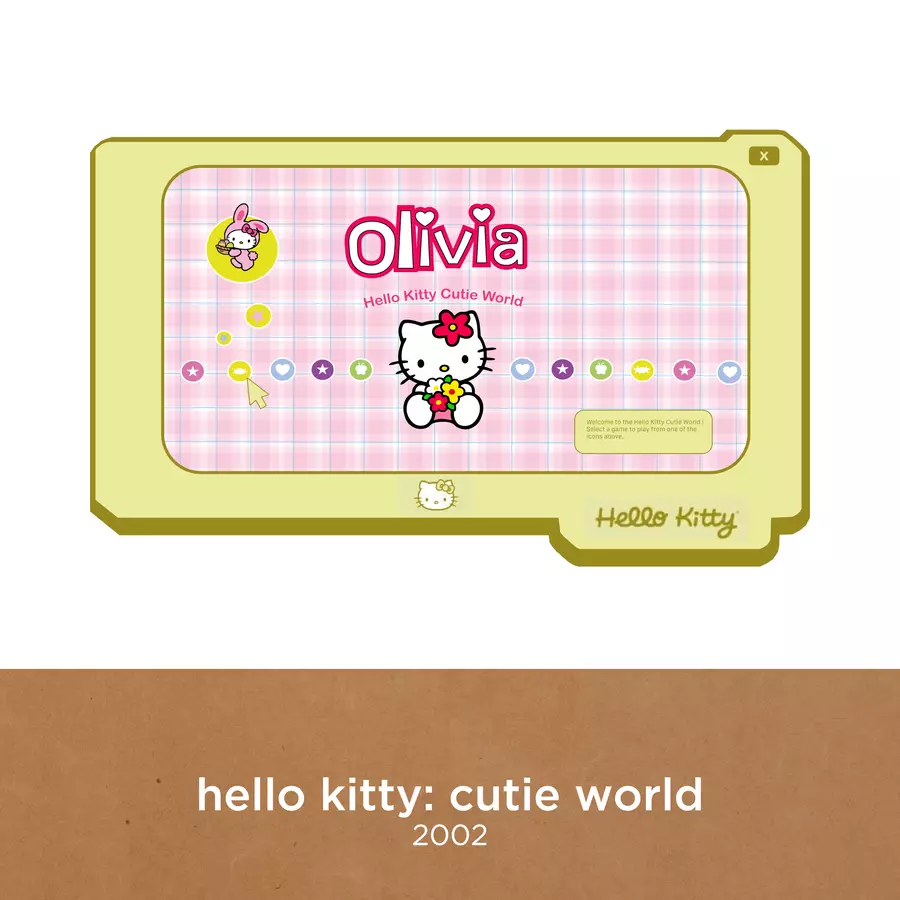 Olivia in the style of Hello Kitty Cutie World
