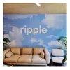Branded Blue Sky & Cloud Wall Covering for Ripple+