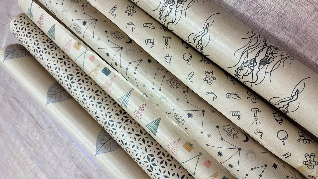 kraft wrapping paper