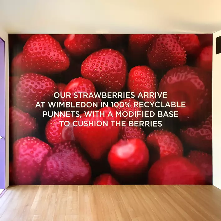 Strawberries Wall